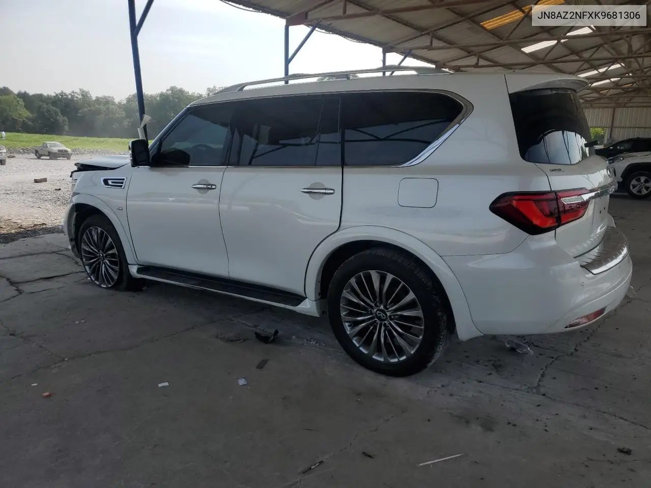2022 Infiniti Qx80 Luxe VIN: JN8AZ2NFXK9681306 Lot: 62360105