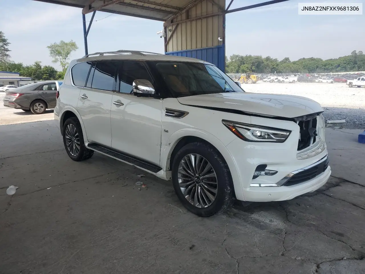 2022 Infiniti Qx80 Luxe VIN: JN8AZ2NFXK9681306 Lot: 62360105