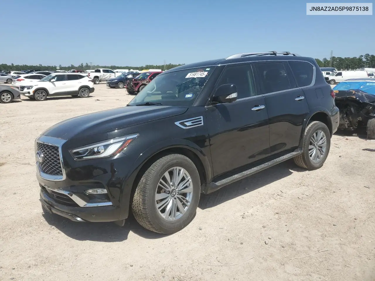 2023 Infiniti Qx80 Luxe VIN: JN8AZ2AD5P9875138 Lot: 51981745