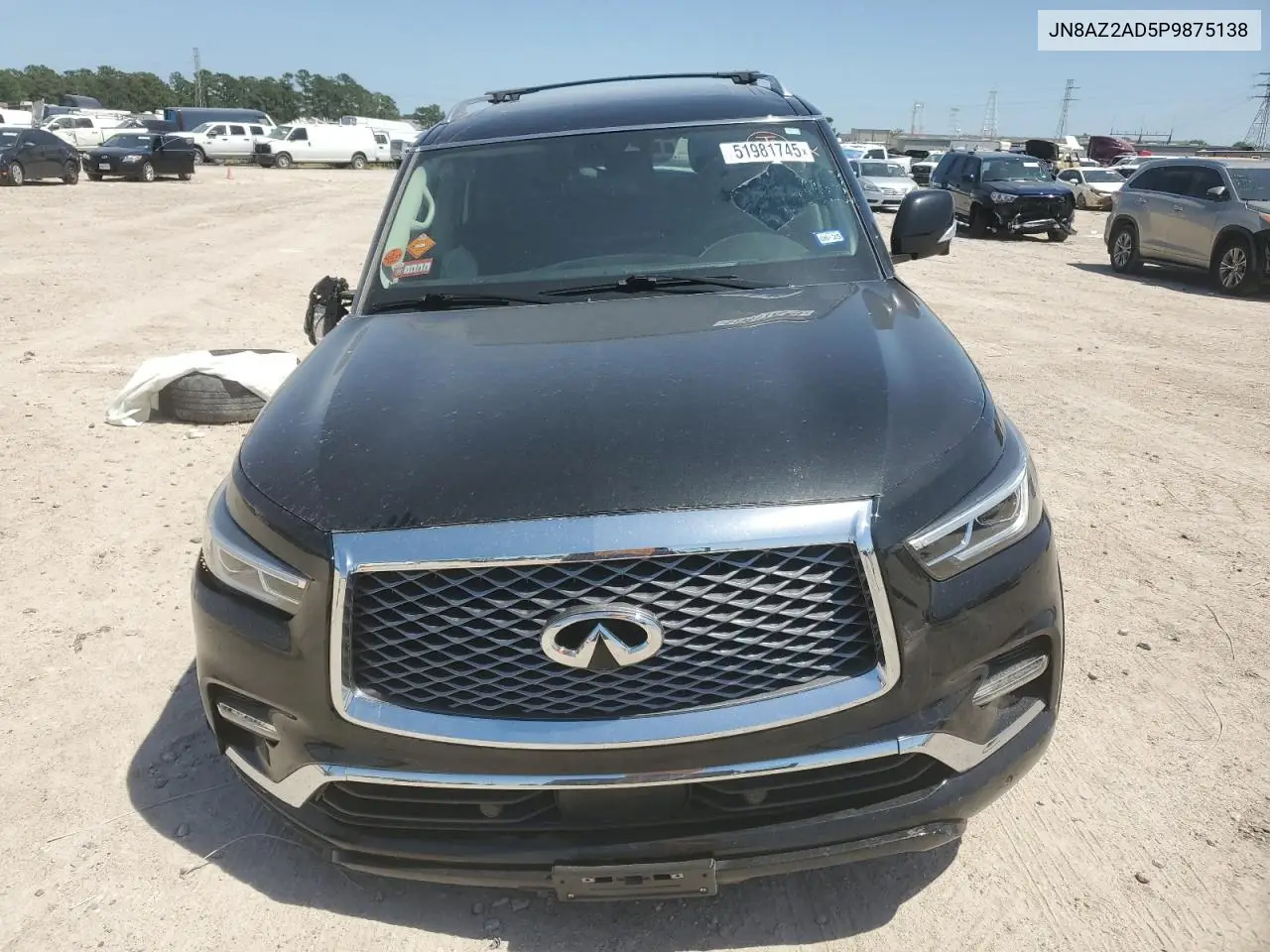 2023 Infiniti Qx80 Luxe VIN: JN8AZ2AD5P9875138 Lot: 51981745