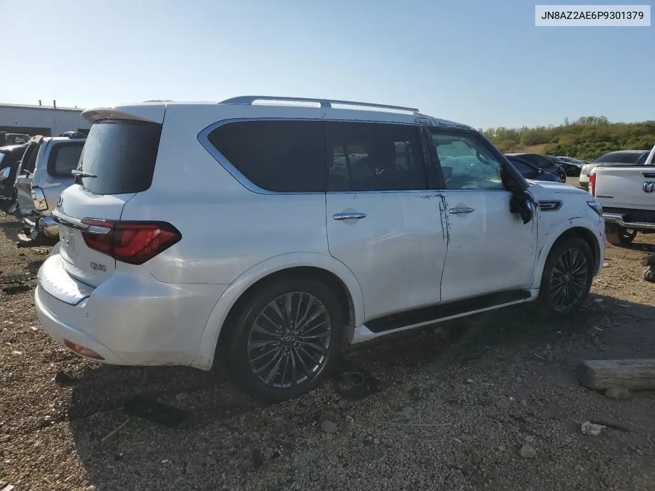 2023 Infiniti Qx80 Luxe VIN: JN8AZ2AE6P9301379 Lot: 56292385