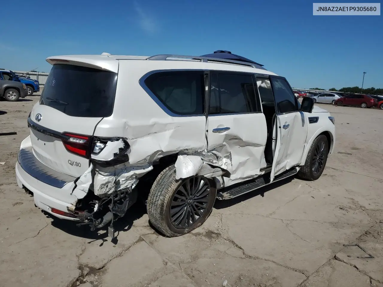 2023 Infiniti Qx80 Luxe VIN: JN8AZ2AE1P9305680 Lot: 56310255