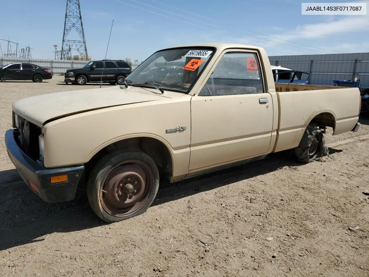 1985 Isuzu Pup VIN: JAABL14S3F0717087 Lot: 56419655