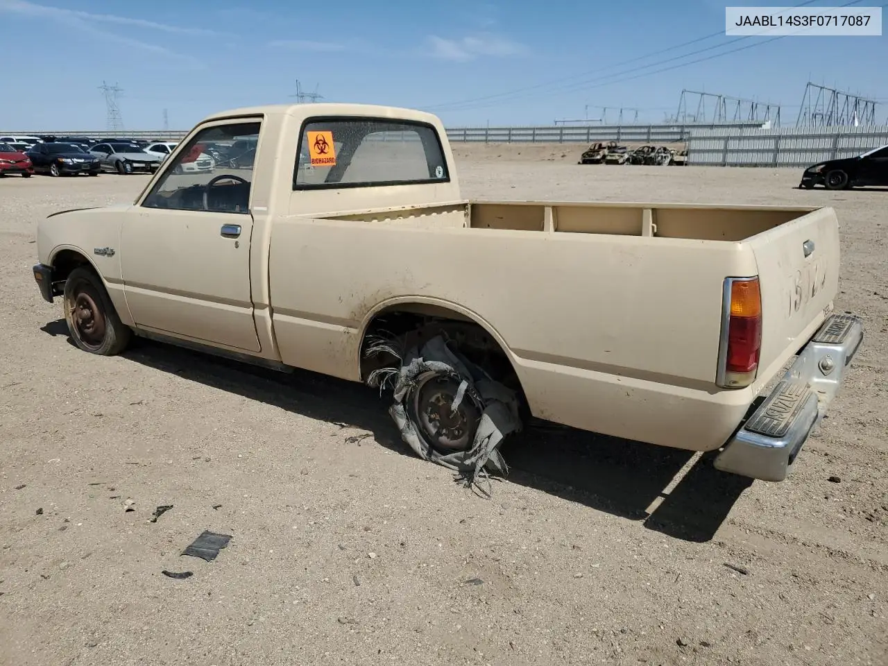 1985 Isuzu Pup VIN: JAABL14S3F0717087 Lot: 56419655