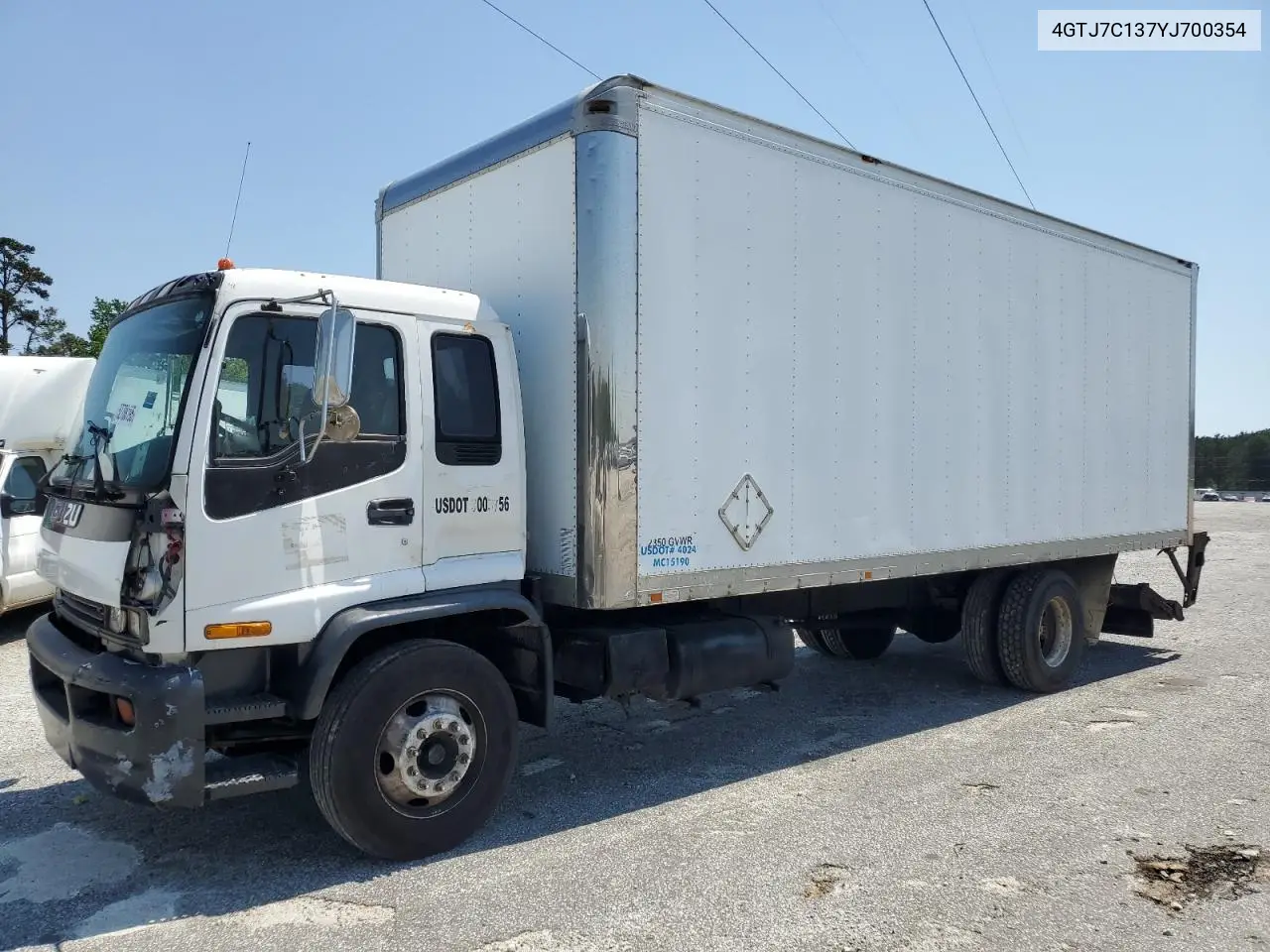 2000 Isuzu Ftr VIN: 4GTJ7C137YJ700354 Lot: 52788195