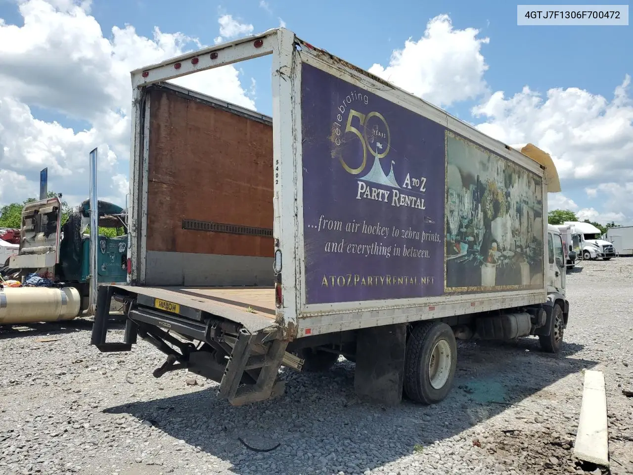 2006 Isuzu T7F042-Fvr VIN: 4GTJ7F1306F700472 Lot: 60830525