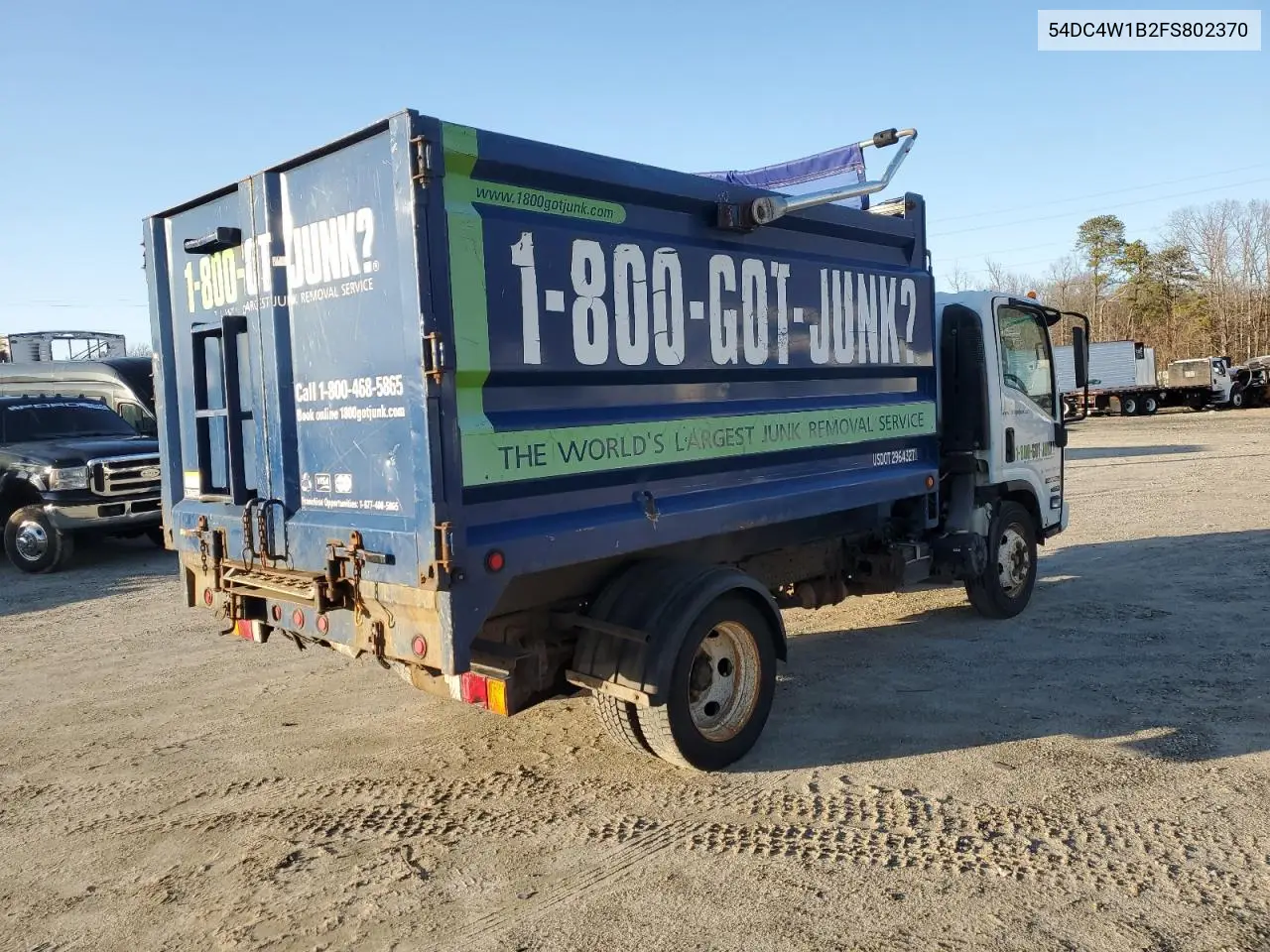2015 Isuzu Npr Hd VIN: 54DC4W1B2FS802370 Lot: 48159595