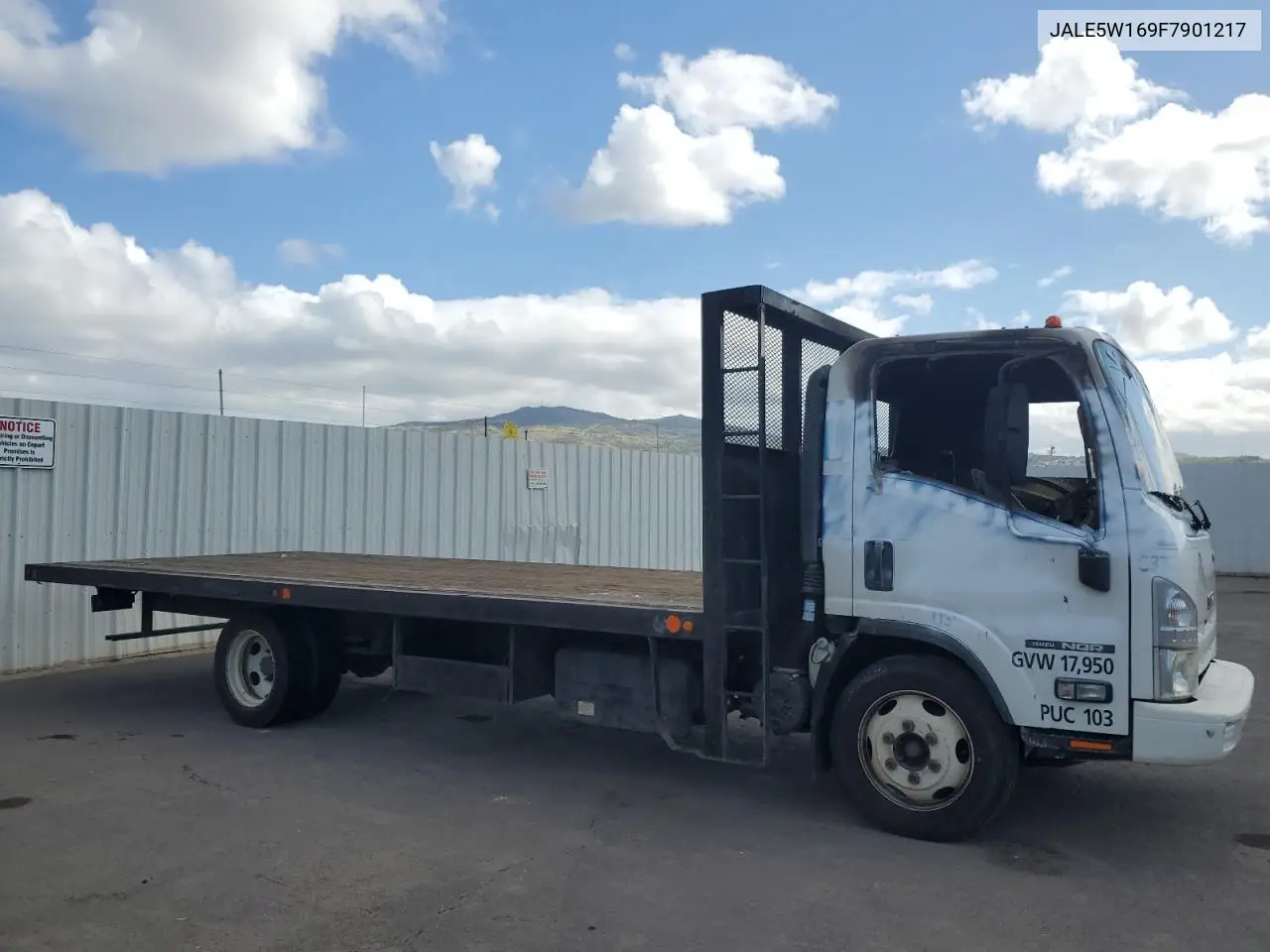 2015 Isuzu Nqr VIN: JALE5W169F7901217 Lot: 57506235
