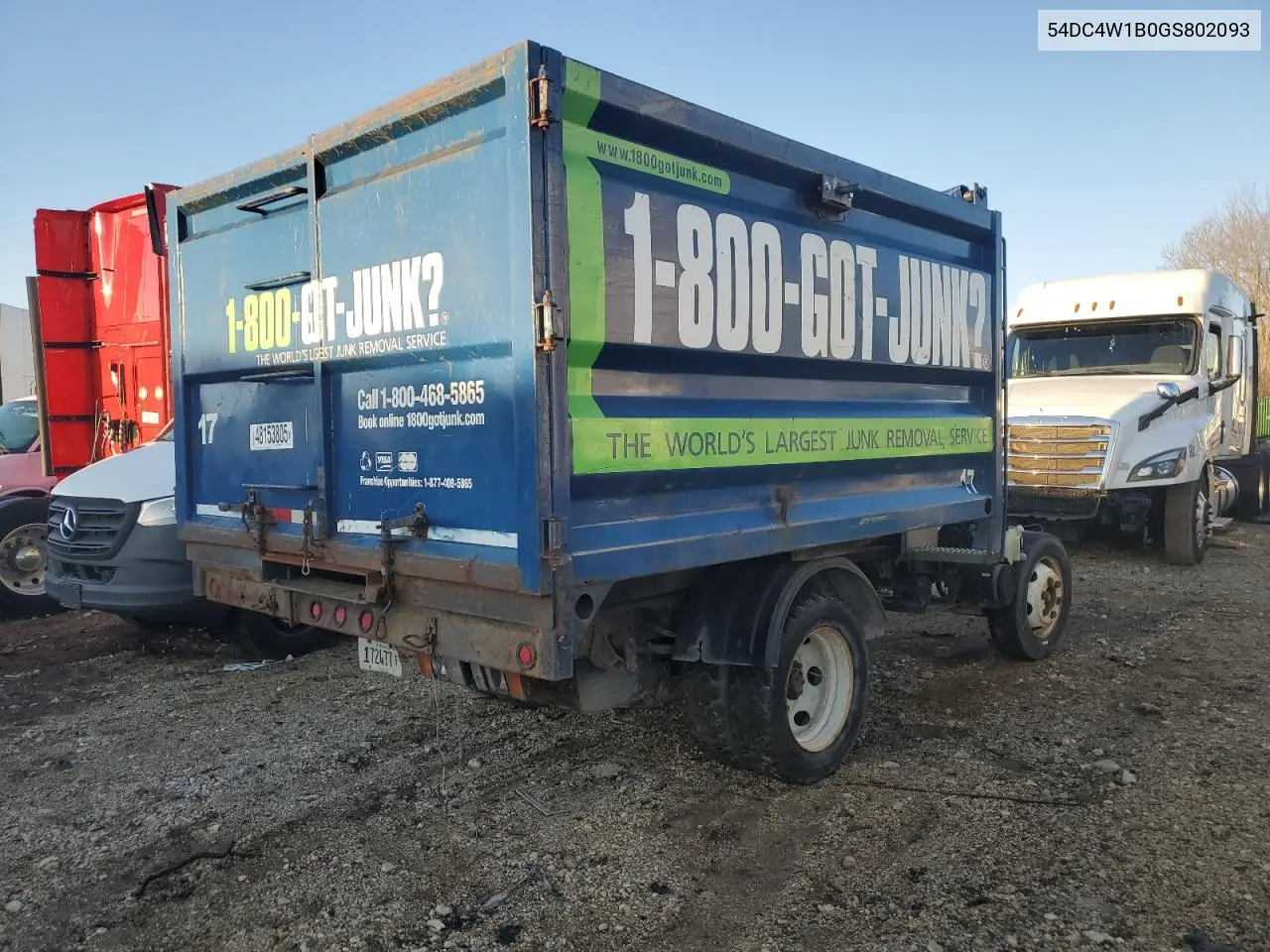 2016 Isuzu Npr Hd VIN: 54DC4W1B0GS802093 Lot: 48153805