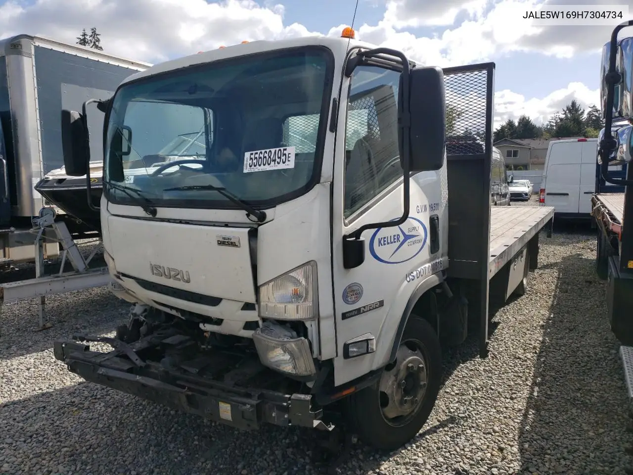 2017 Isuzu Nrr VIN: JALE5W169H7304734 Lot: 55668495
