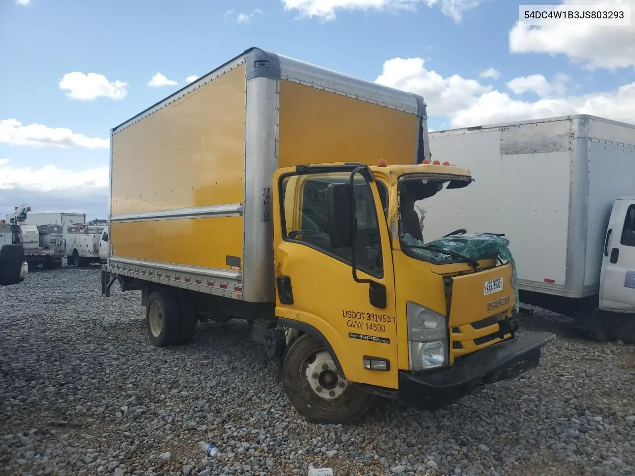 2018 Isuzu Npr Hd VIN: 54DC4W1B3JS803293 Lot: 49979795