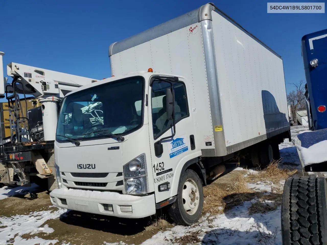 2020 Isuzu Npr Hd VIN: 54DC4W1B9LS801700 Lot: 45301415