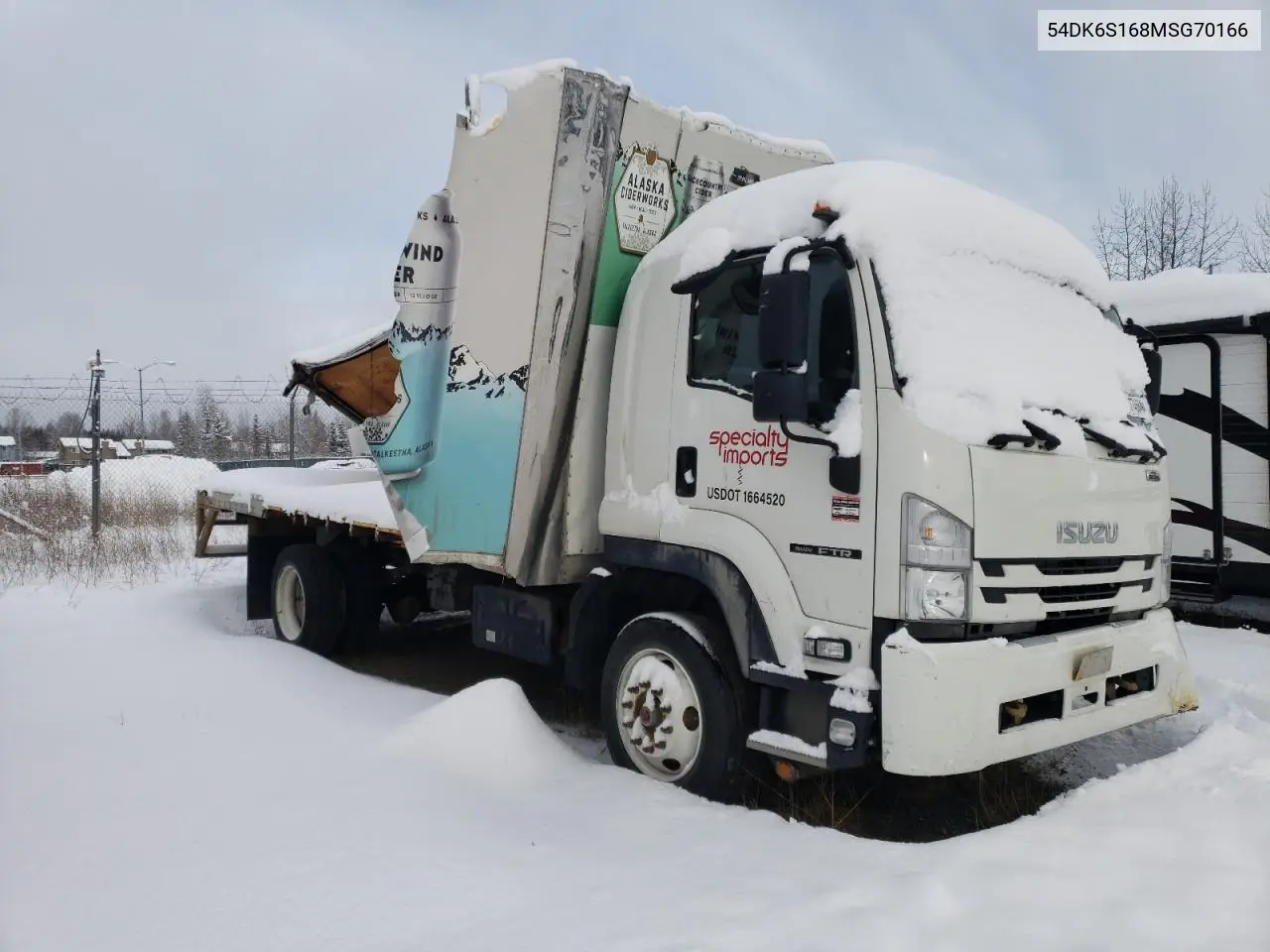 2021 Isuzu Ftr VIN: 54DK6S168MSG70166 Lot: 54266815