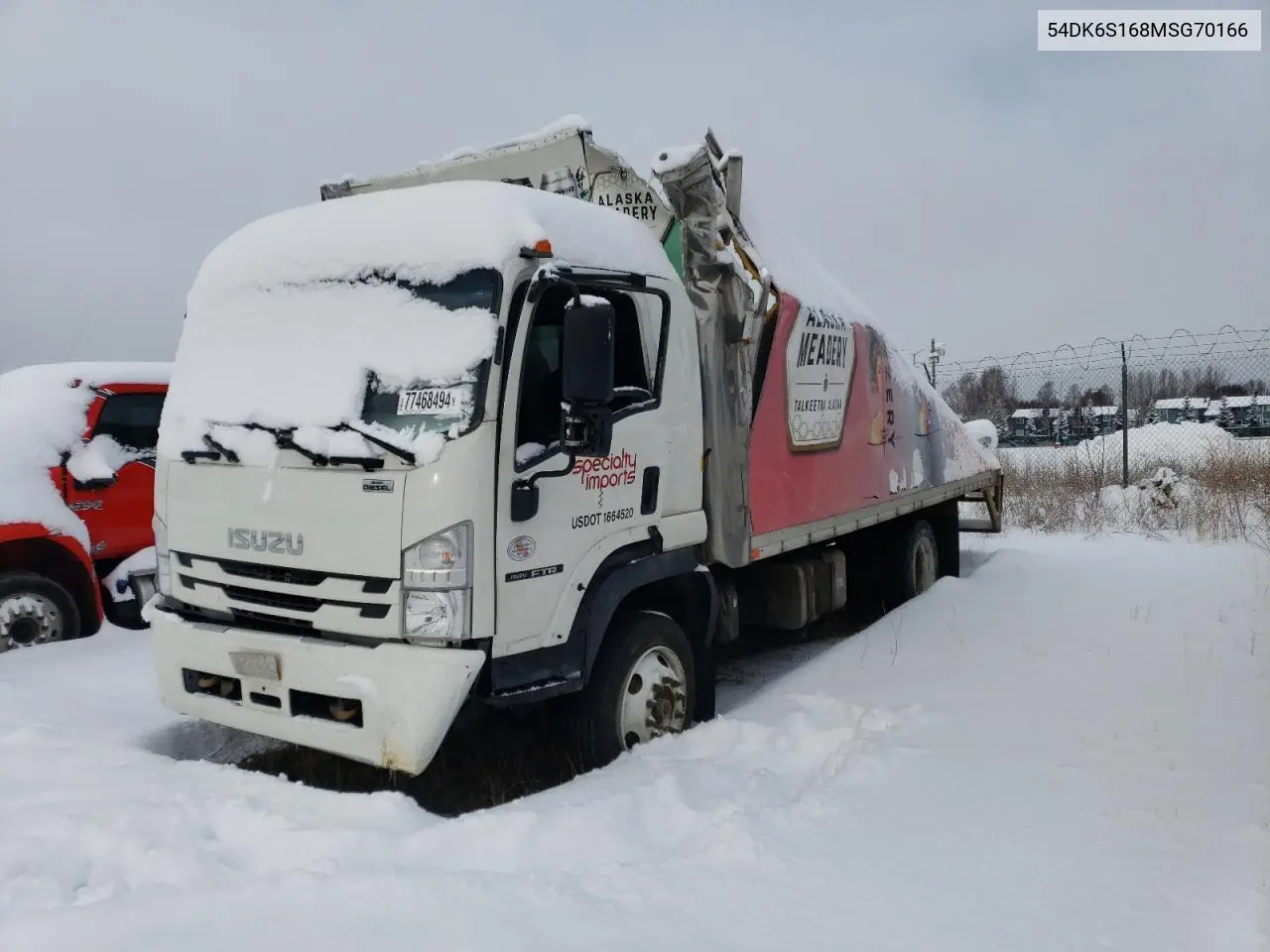 2021 Isuzu Ftr VIN: 54DK6S168MSG70166 Lot: 54266815