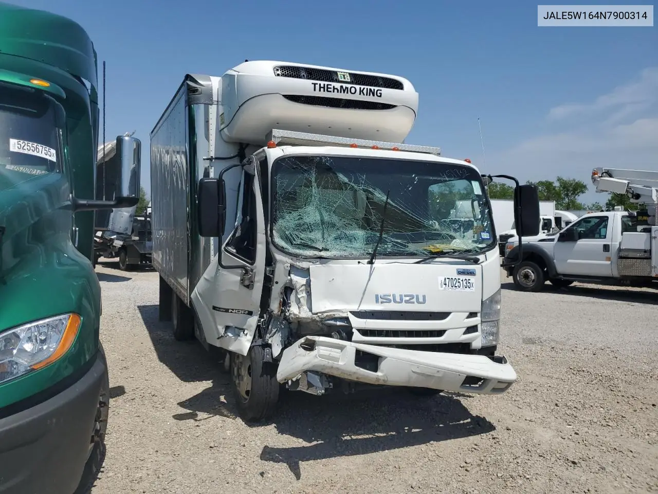 2022 Isuzu Nqr VIN: JALE5W164N7900314 Lot: 47025135