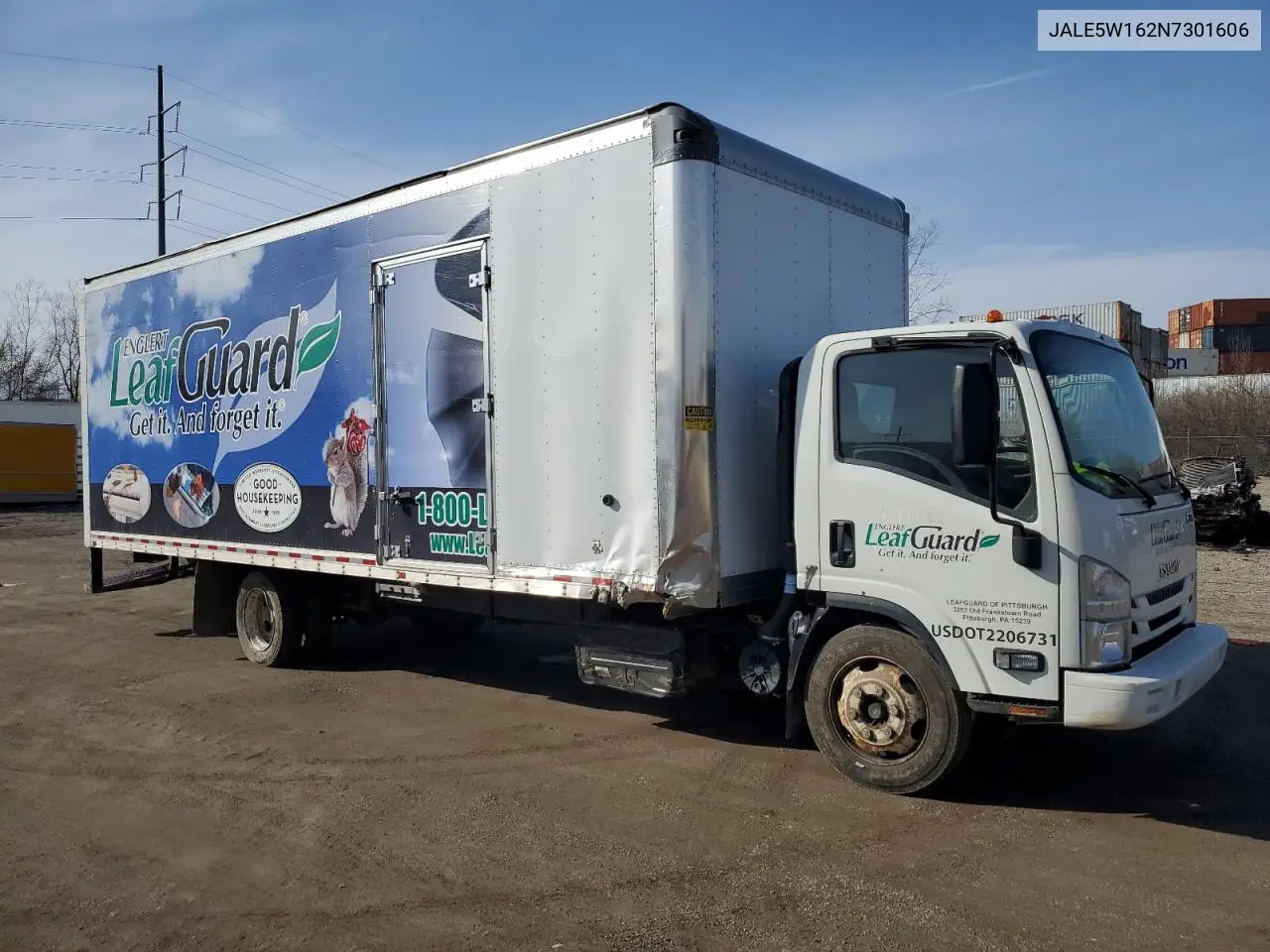 2022 Isuzu Nrr Box Truck VIN: JALE5W162N7301606 Lot: 48906525