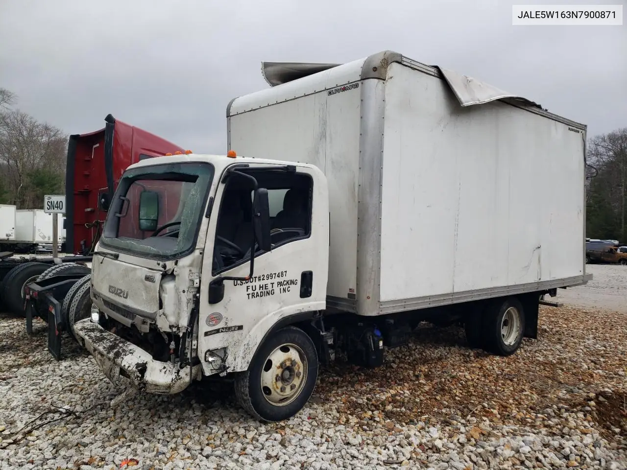 2022 Isuzu Nqr VIN: JALE5W163N7900871 Lot: 50059345