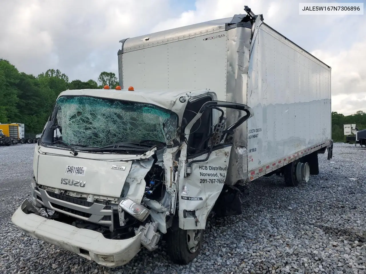 2022 Isuzu Nrr VIN: JALE5W167N7306896 Lot: 54611905