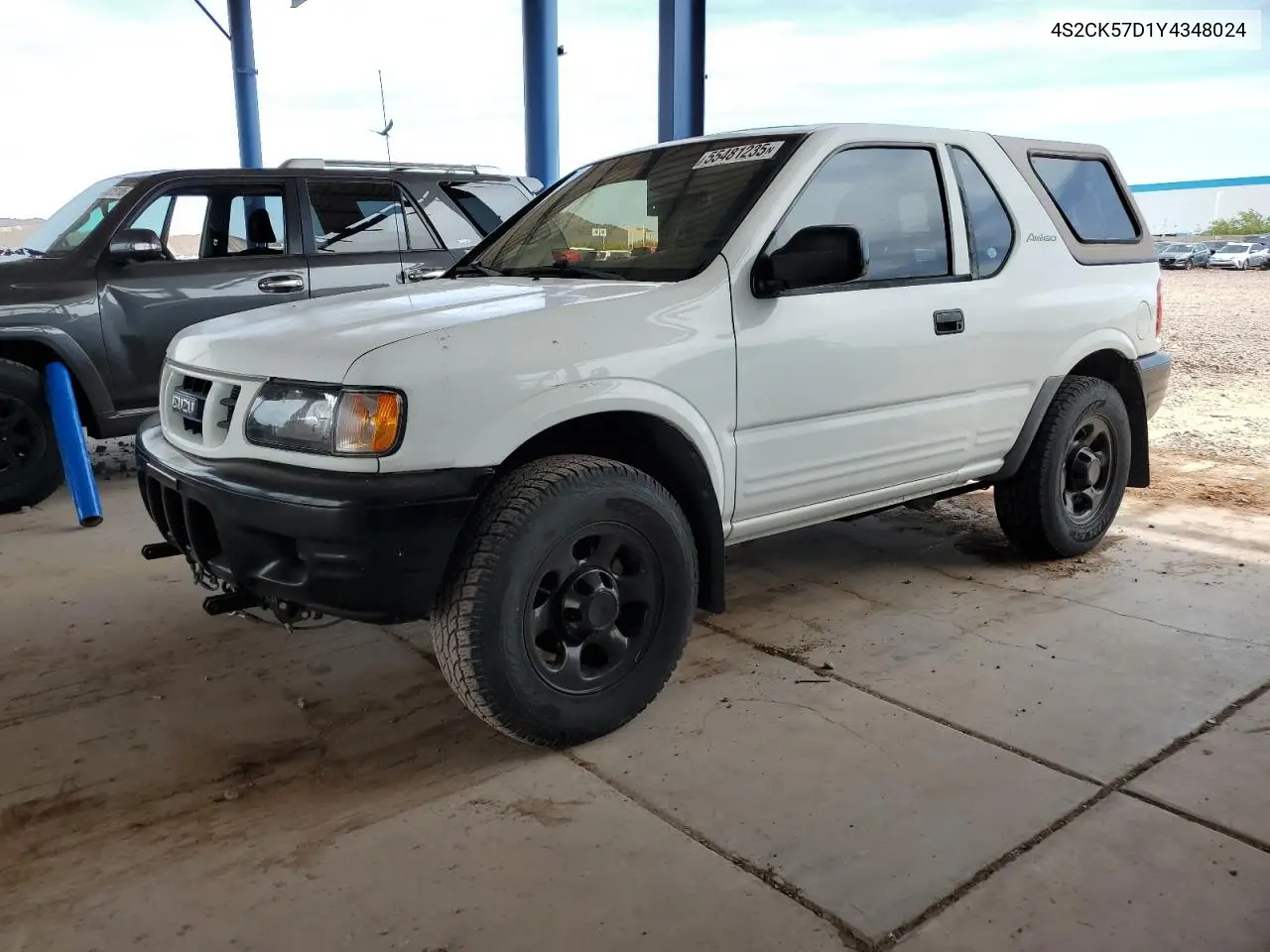 2000 Isuzu Amigo VIN: 4S2CK57D1Y4348024 Lot: 55481235