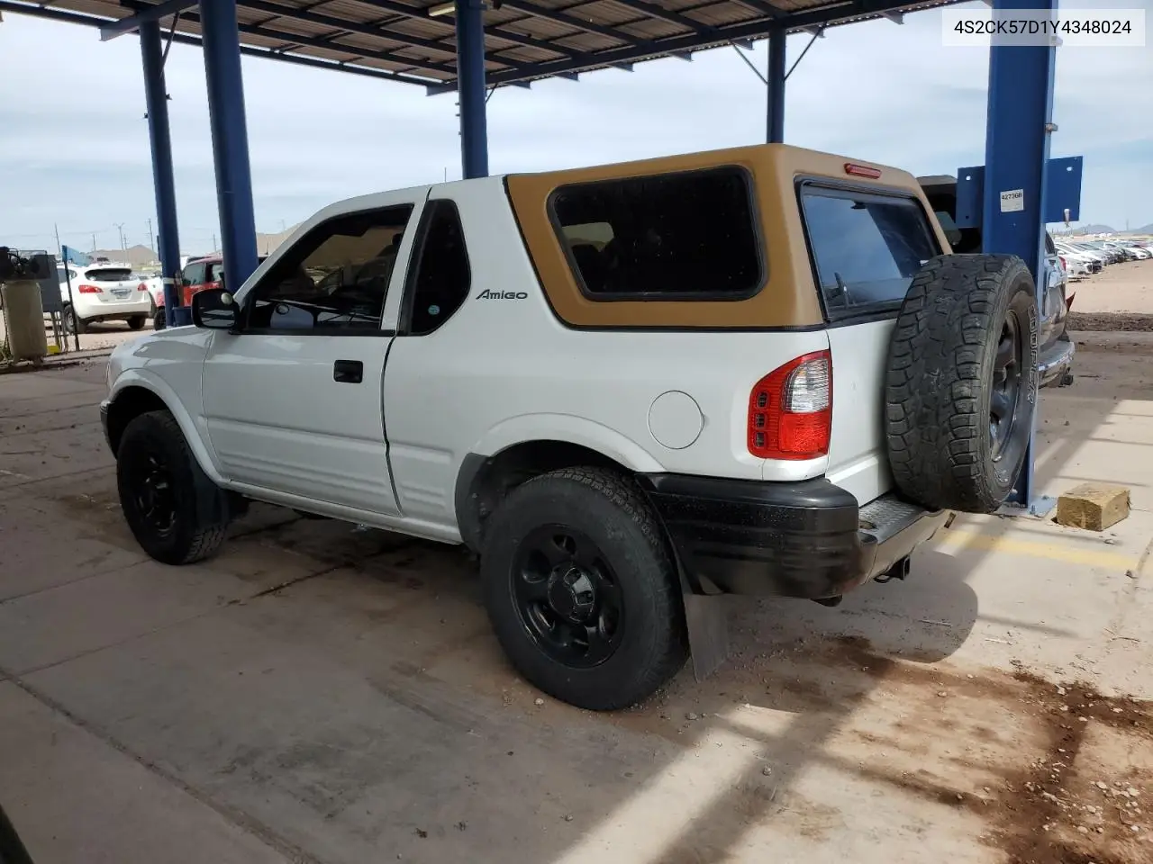 2000 Isuzu Amigo VIN: 4S2CK57D1Y4348024 Lot: 55481235
