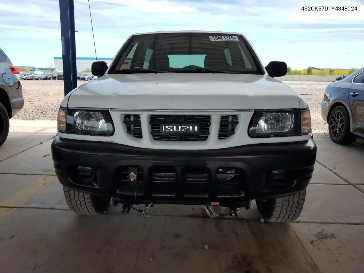 2000 Isuzu Amigo VIN: 4S2CK57D1Y4348024 Lot: 55481235