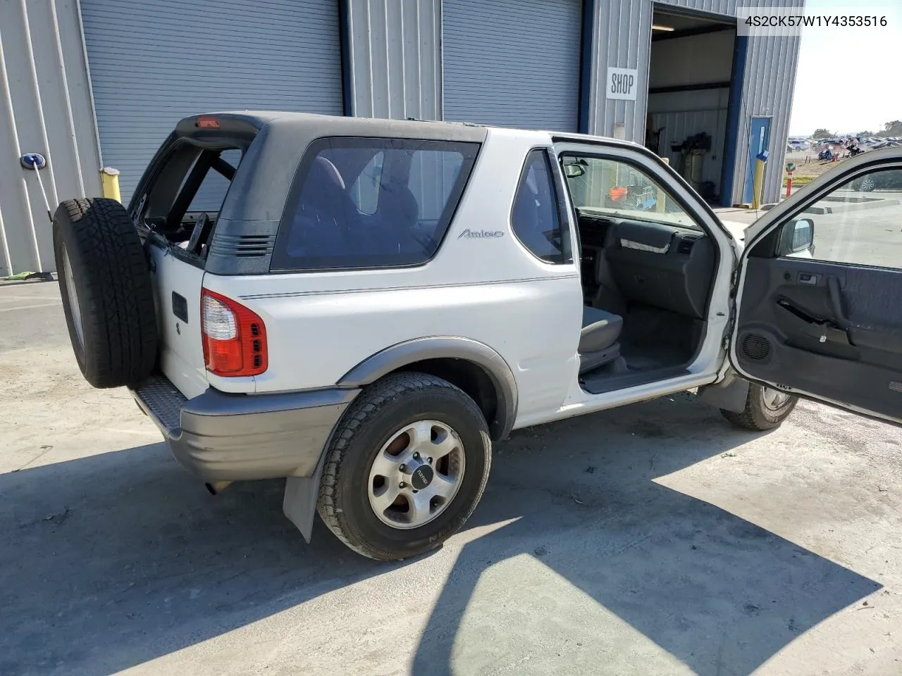 2000 Isuzu Amigo VIN: 4S2CK57W1Y4353516 Lot: 65255824