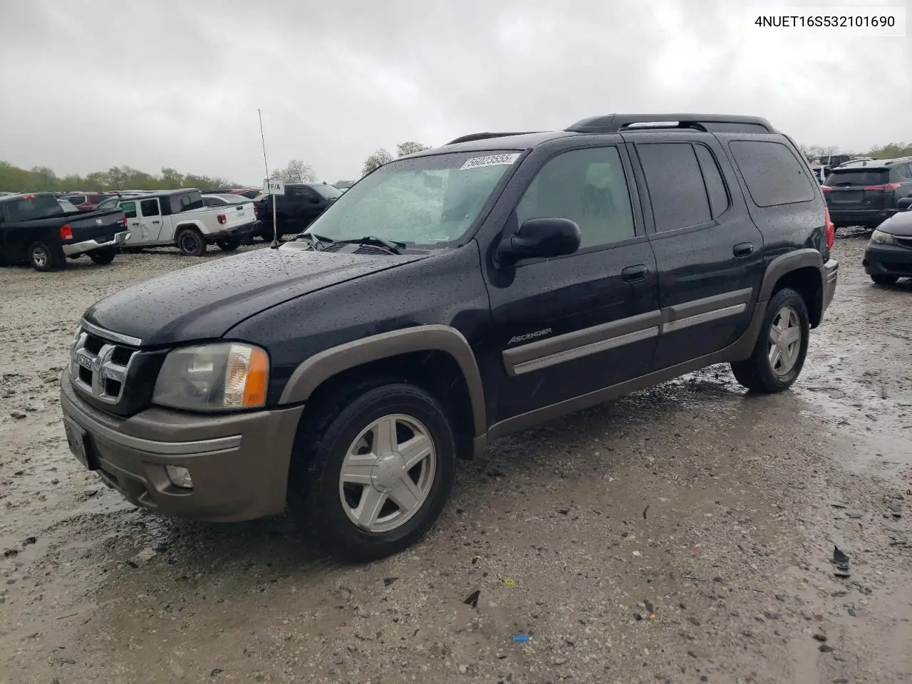 2003 Isuzu Ascender S VIN: 4NUET16S532101690 Lot: 56023555