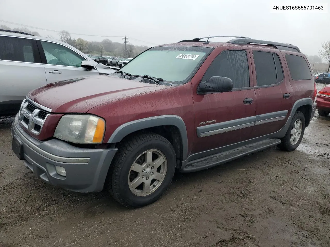 2005 Isuzu Ascender S VIN: 4NUES16S556701463 Lot: 49360494