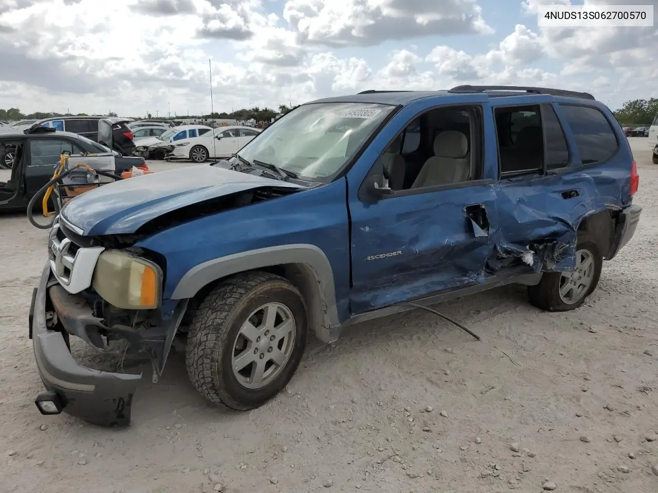2006 Isuzu Ascender S VIN: 4NUDS13S062700570 Lot: 54920305