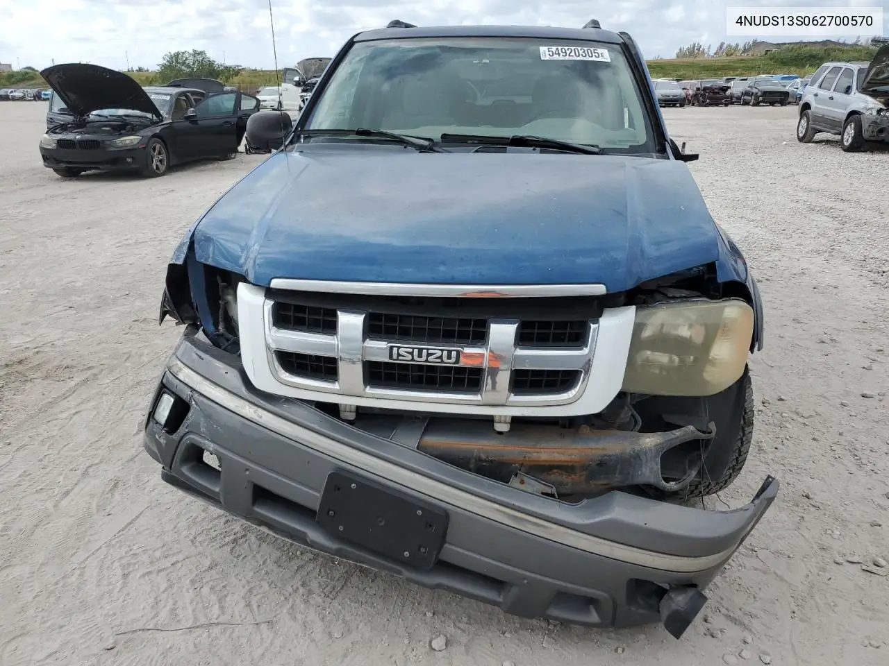 2006 Isuzu Ascender S VIN: 4NUDS13S062700570 Lot: 54920305