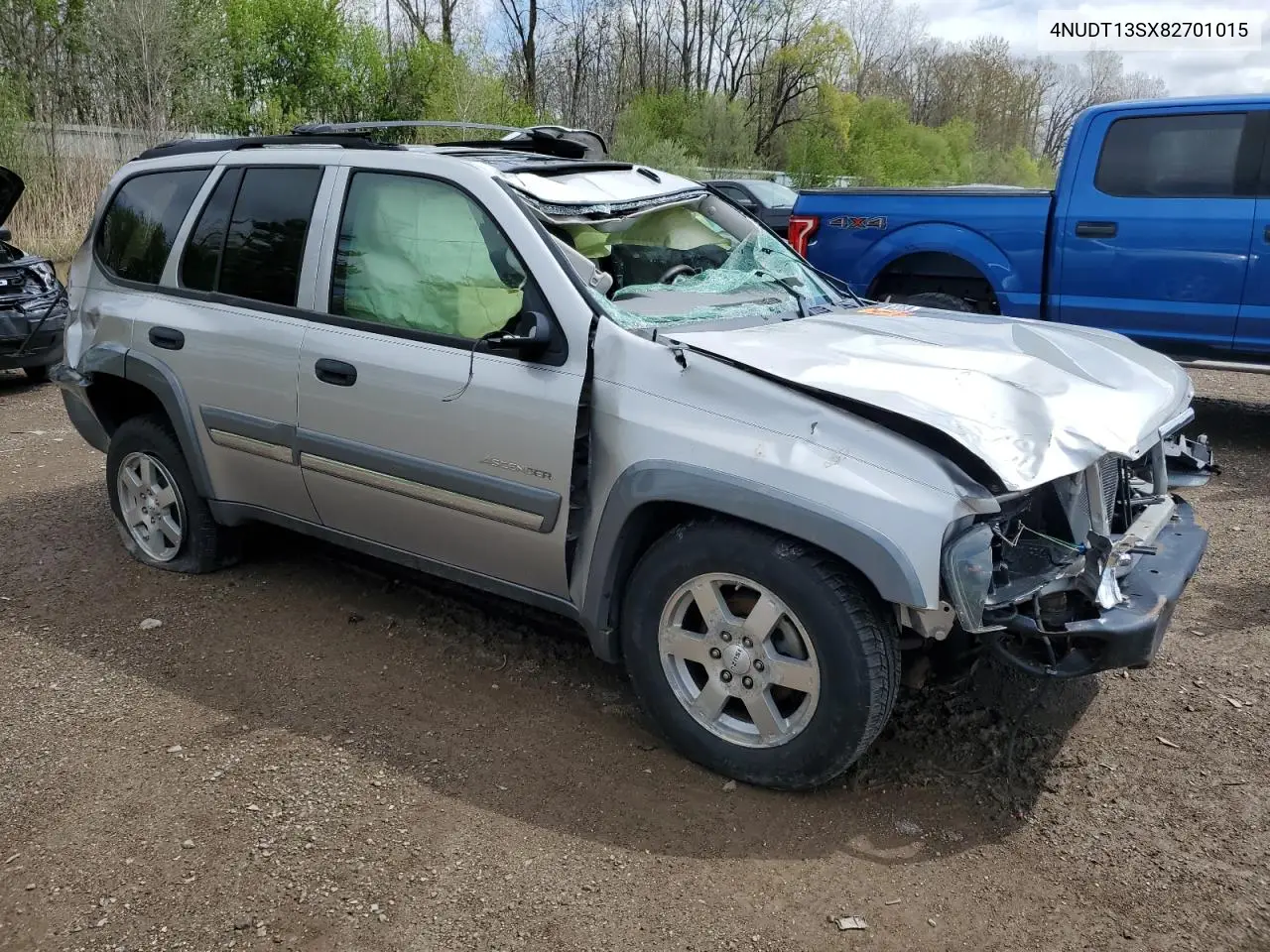 2008 Isuzu Ascender S VIN: 4NUDT13SX82701015 Lot: 50009205
