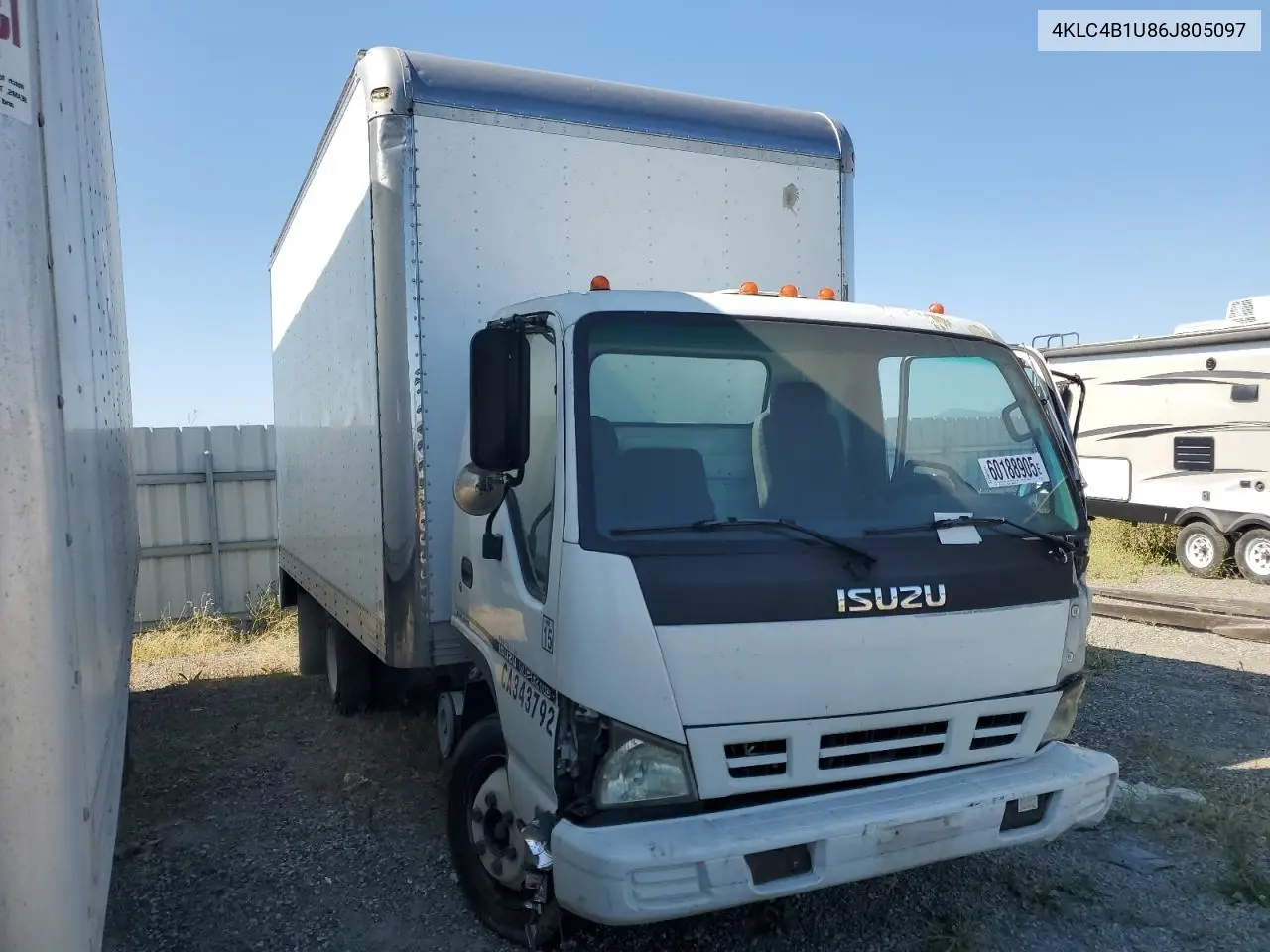 2006 Isuzu Npr VIN: 4KLC4B1U86J805097 Lot: 60188905