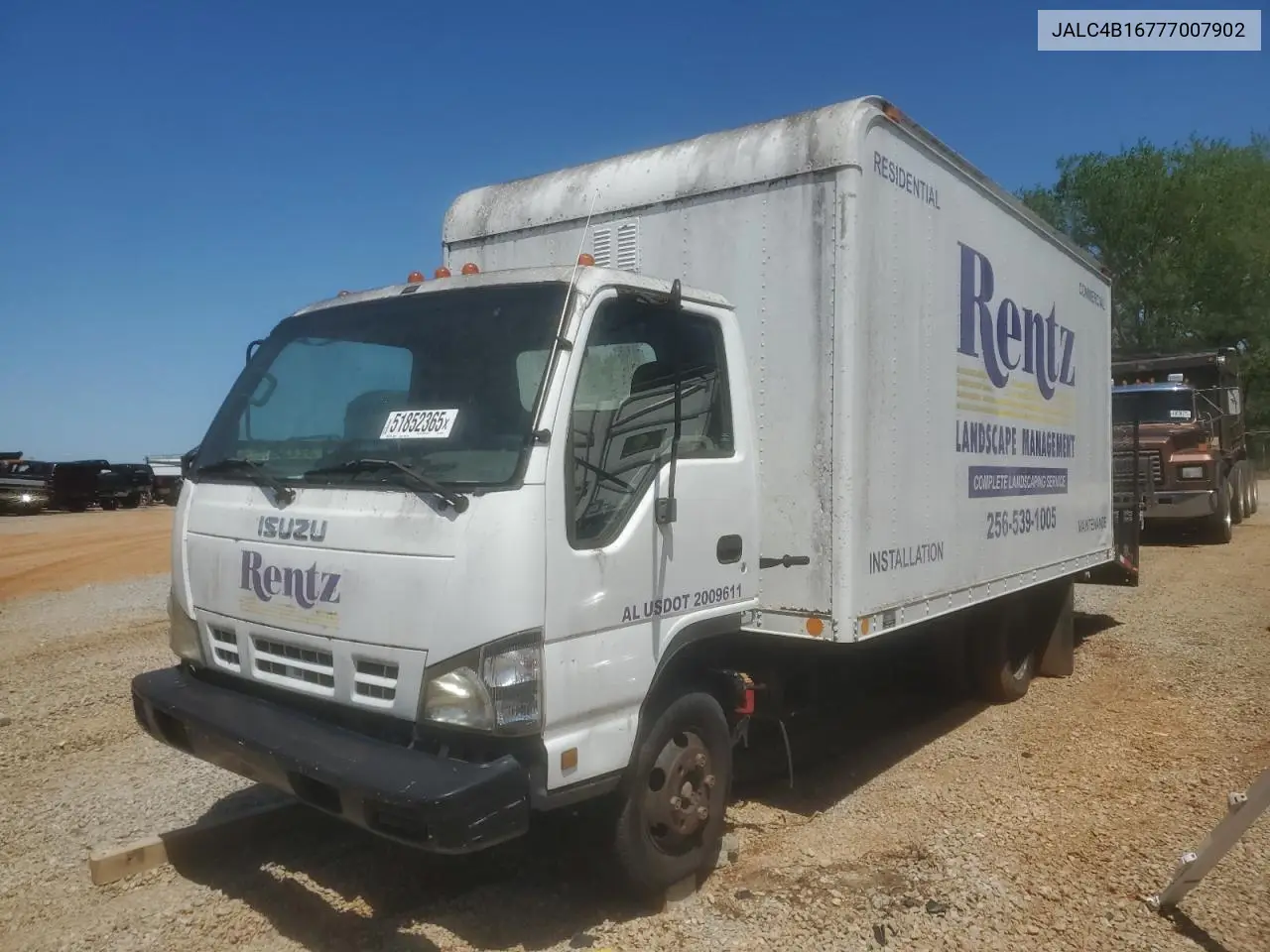 2007 Isuzu Npr VIN: JALC4B16777007902 Lot: 51852365