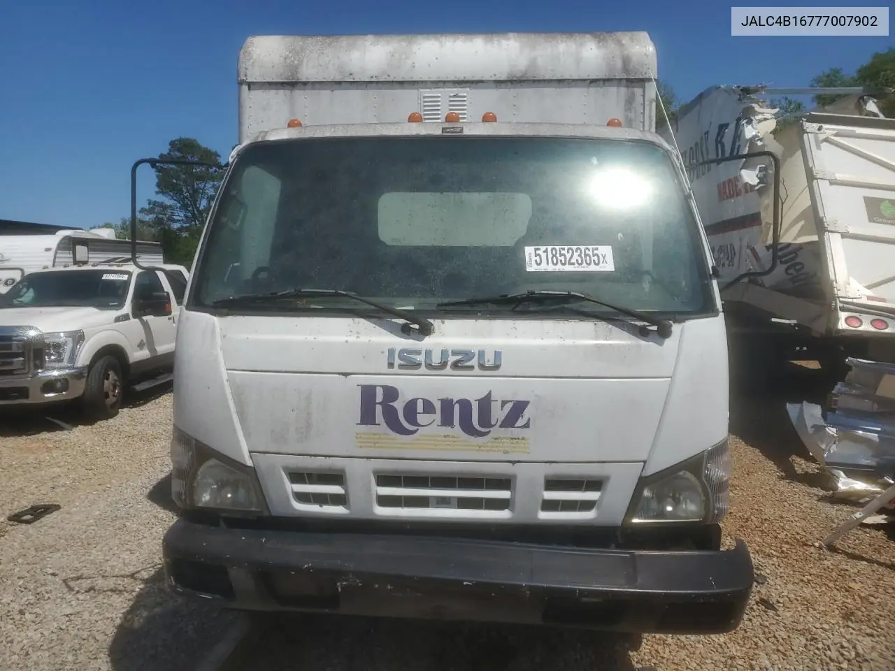 2007 Isuzu Npr VIN: JALC4B16777007902 Lot: 51852365