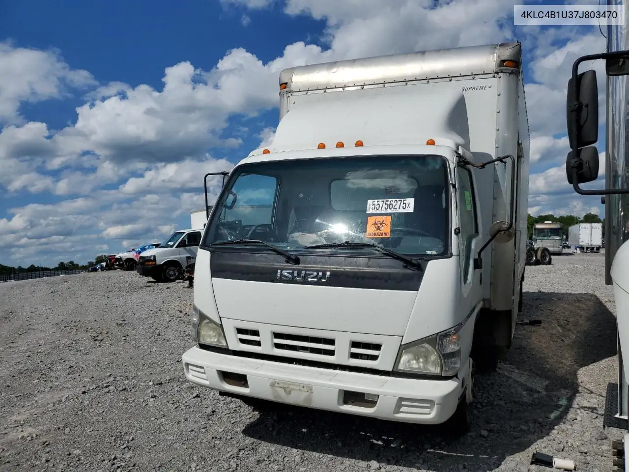 2007 Isuzu Npr VIN: 4KLC4B1U37J803470 Lot: 55756275
