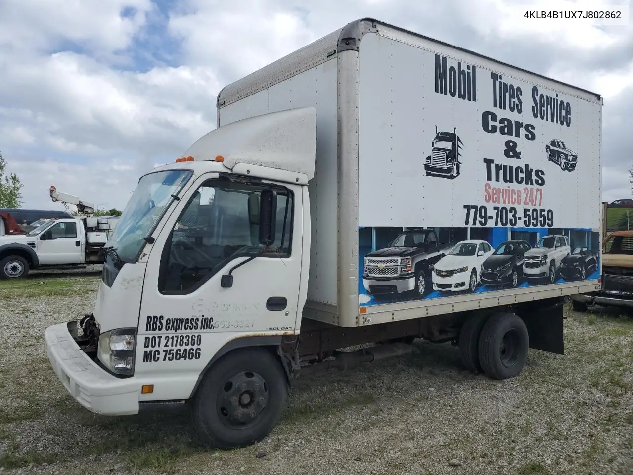 2007 Isuzu Npr VIN: 4KLB4B1UX7J802862 Lot: 56020955