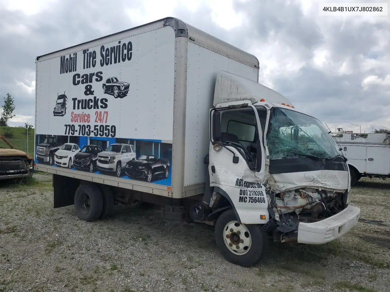 2007 Isuzu Npr VIN: 4KLB4B1UX7J802862 Lot: 56020955