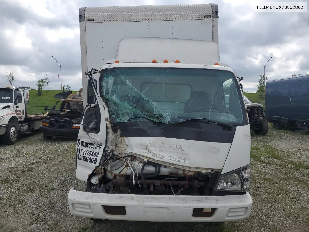 2007 Isuzu Npr VIN: 4KLB4B1UX7J802862 Lot: 56020955