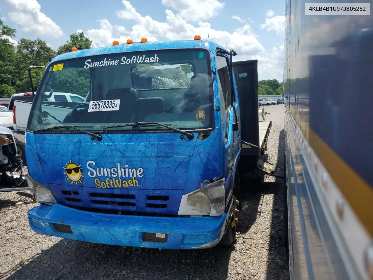 2007 Isuzu Npr VIN: 4KLB4B1U97J805252 Lot: 56678335