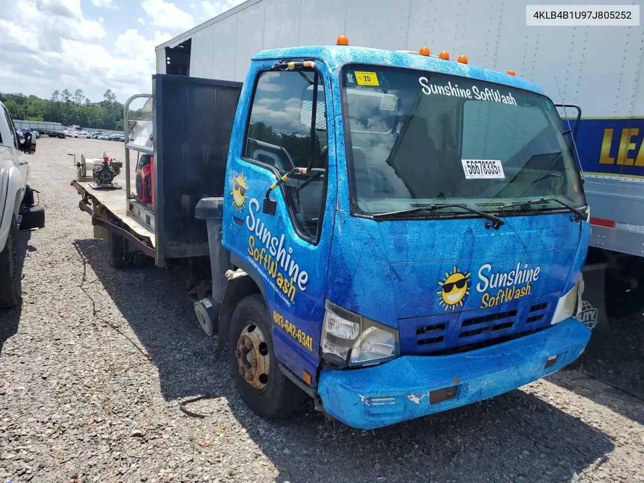 2007 Isuzu Npr VIN: 4KLB4B1U97J805252 Lot: 56678335