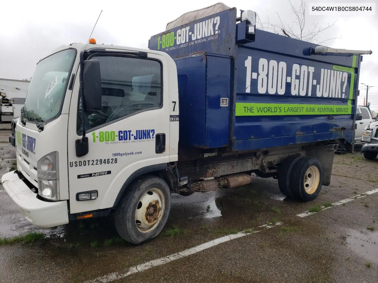 2012 Isuzu Npr Hd VIN: 54DC4W1B0CS804744 Lot: 51847115