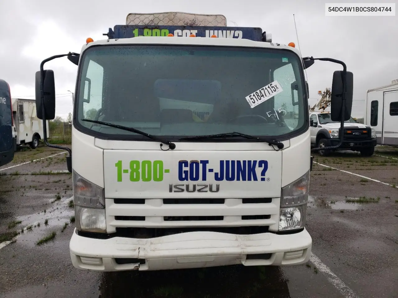 2012 Isuzu Npr Hd VIN: 54DC4W1B0CS804744 Lot: 51847115