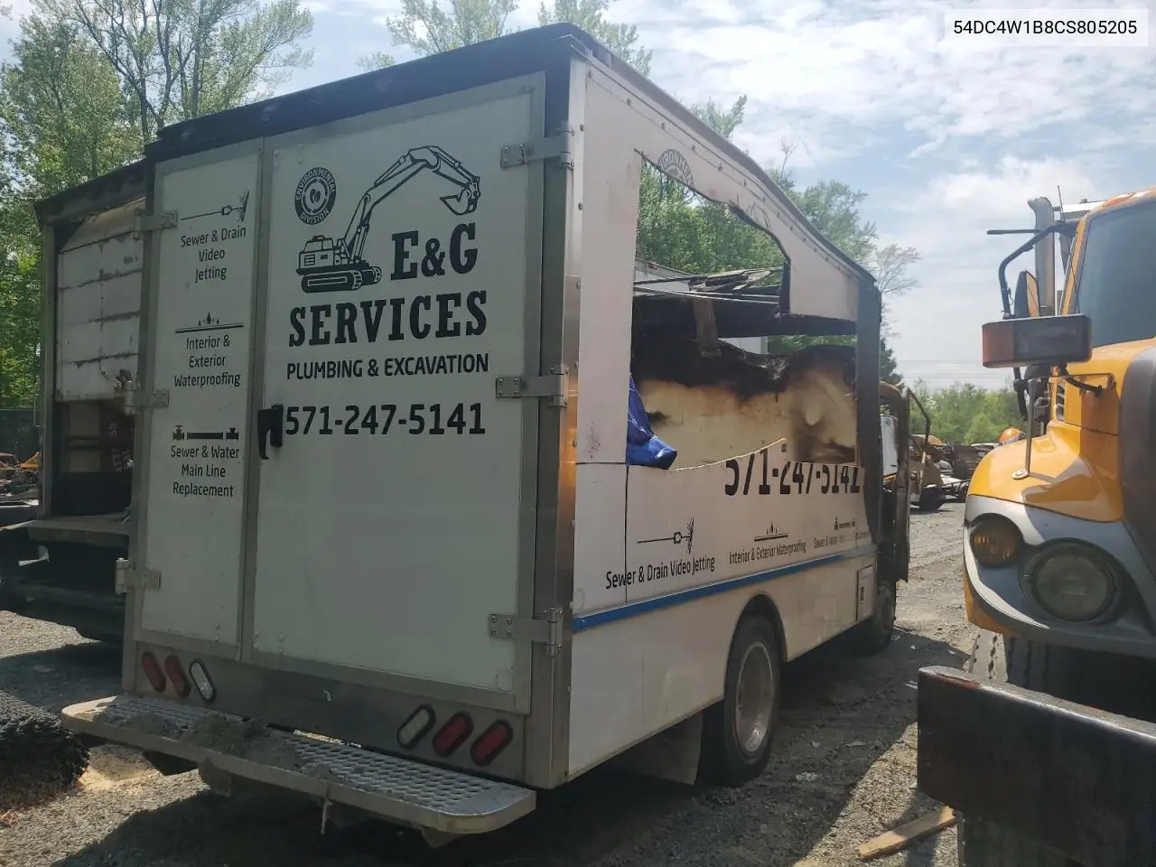 2012 Isuzu Npr Hd VIN: 54DC4W1B8CS805205 Lot: 54438025