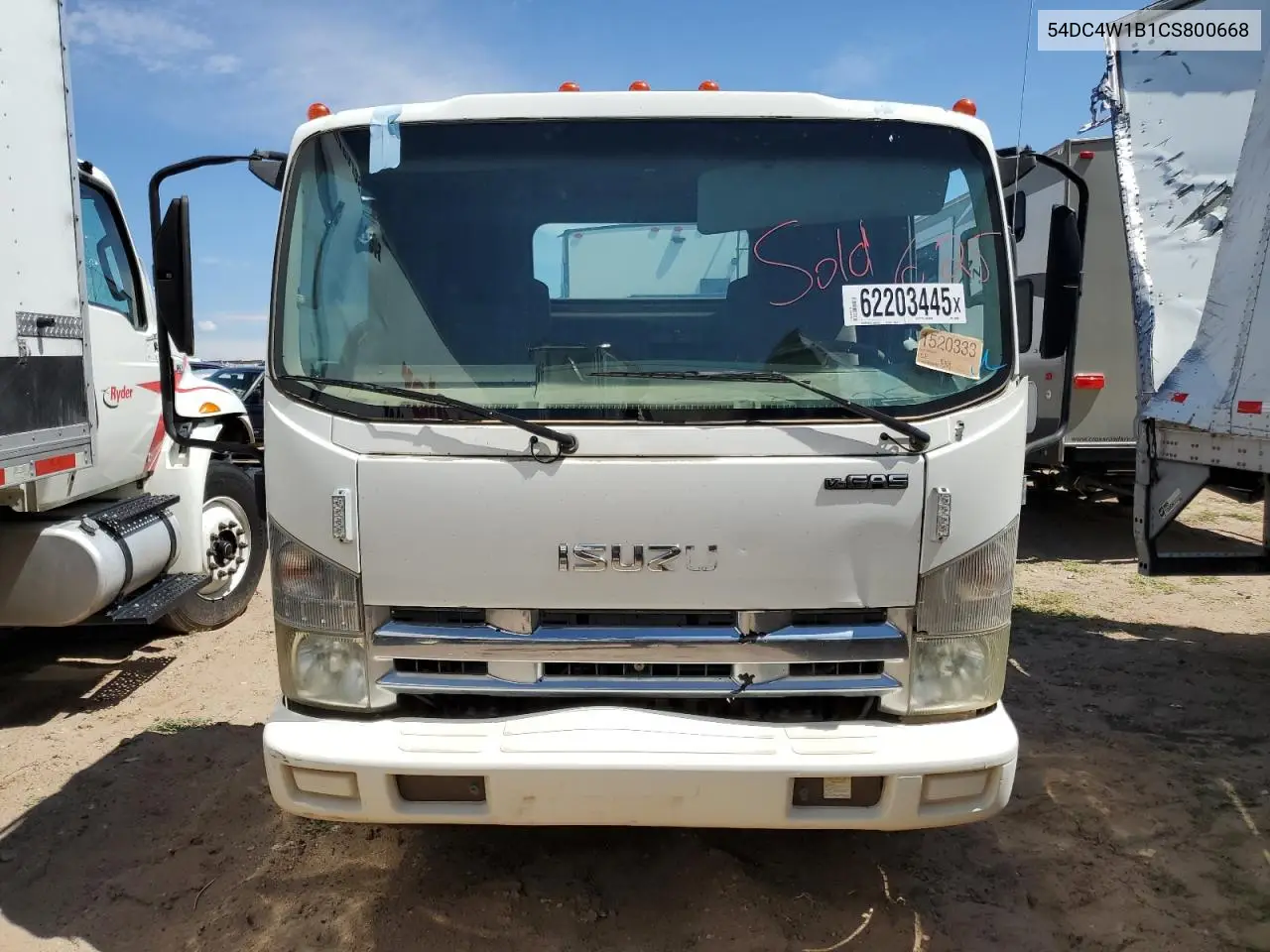 2012 Isuzu Npr Hd VIN: 54DC4W1B1CS800668 Lot: 62203445