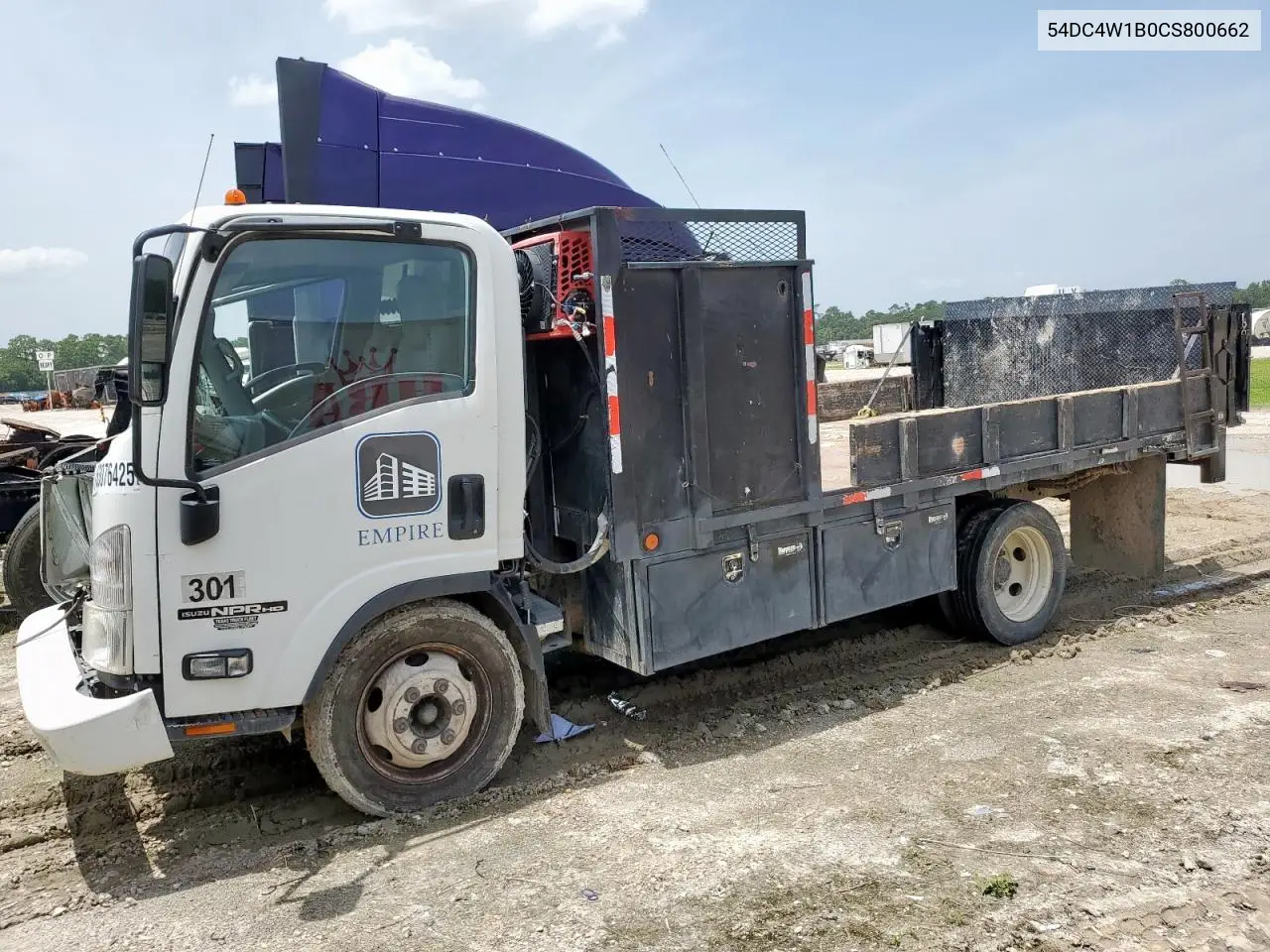 2012 Isuzu Npr Hd VIN: 54DC4W1B0CS800662 Lot: 63076425