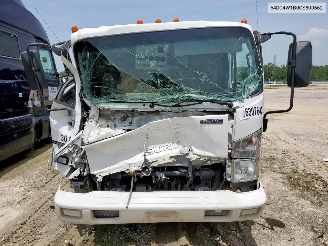 2012 Isuzu Npr Hd VIN: 54DC4W1B0CS800662 Lot: 63076425