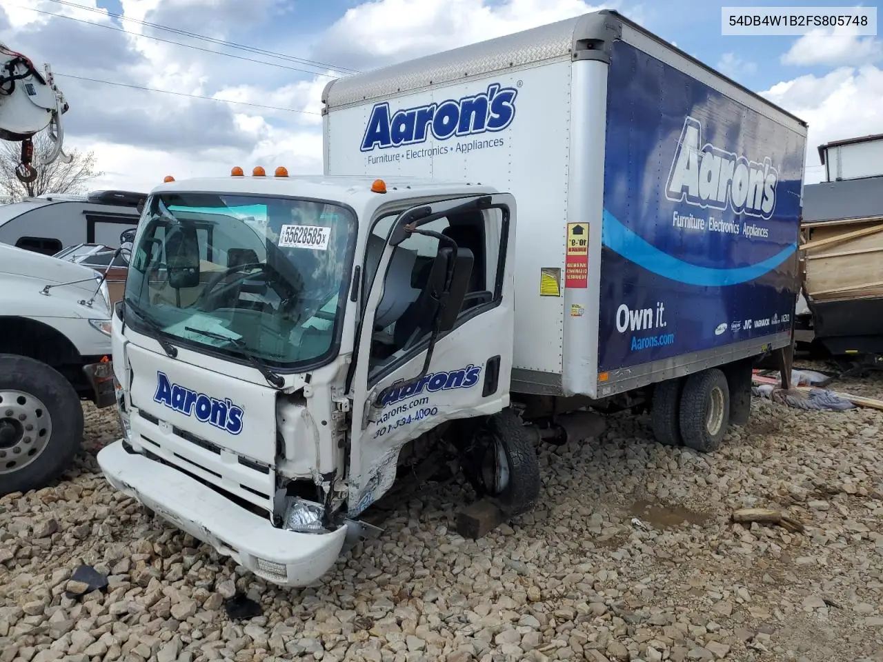 2015 Isuzu Npr VIN: 54DB4W1B2FS805748 Lot: 55628585