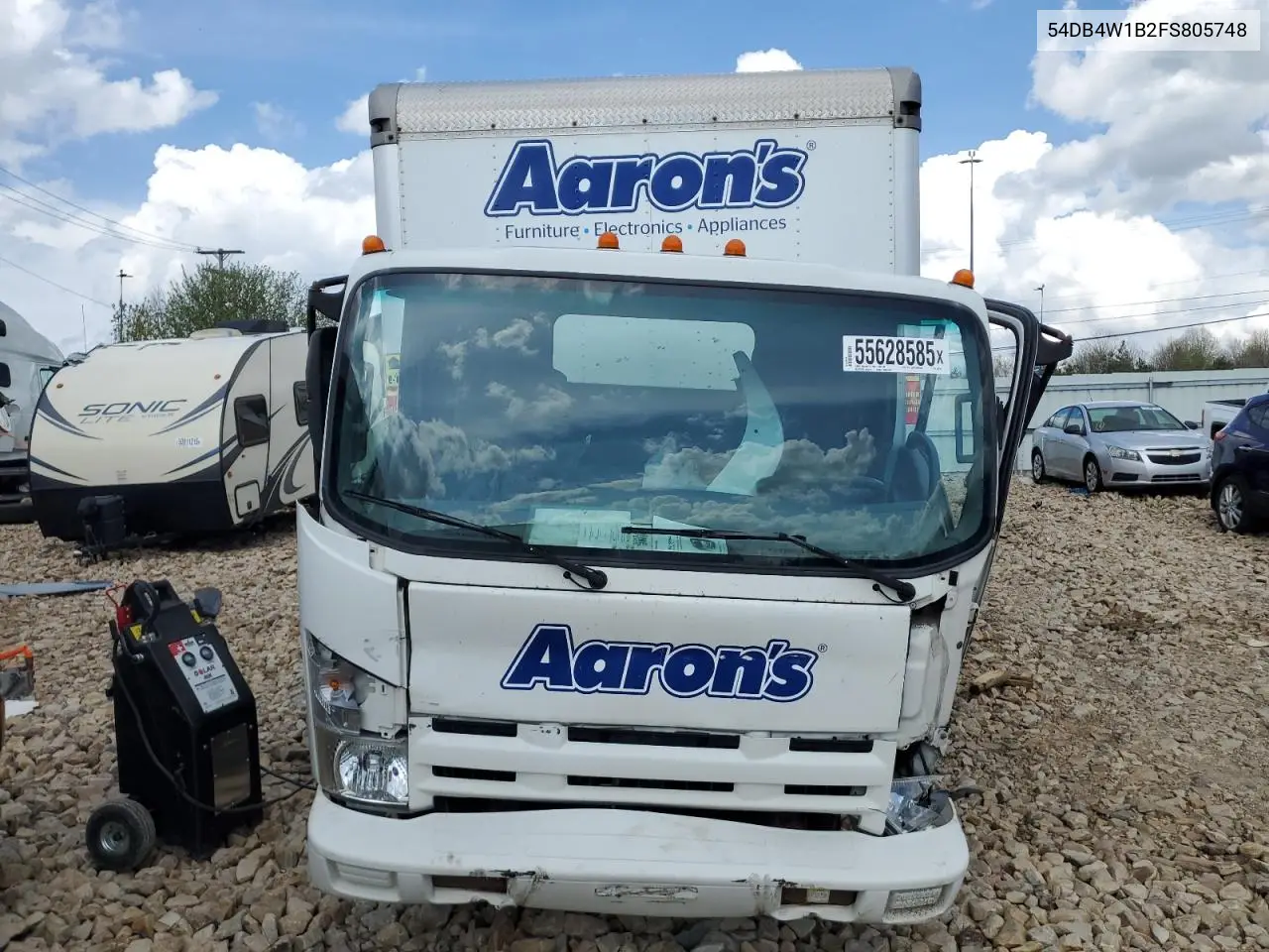 2015 Isuzu Npr VIN: 54DB4W1B2FS805748 Lot: 55628585