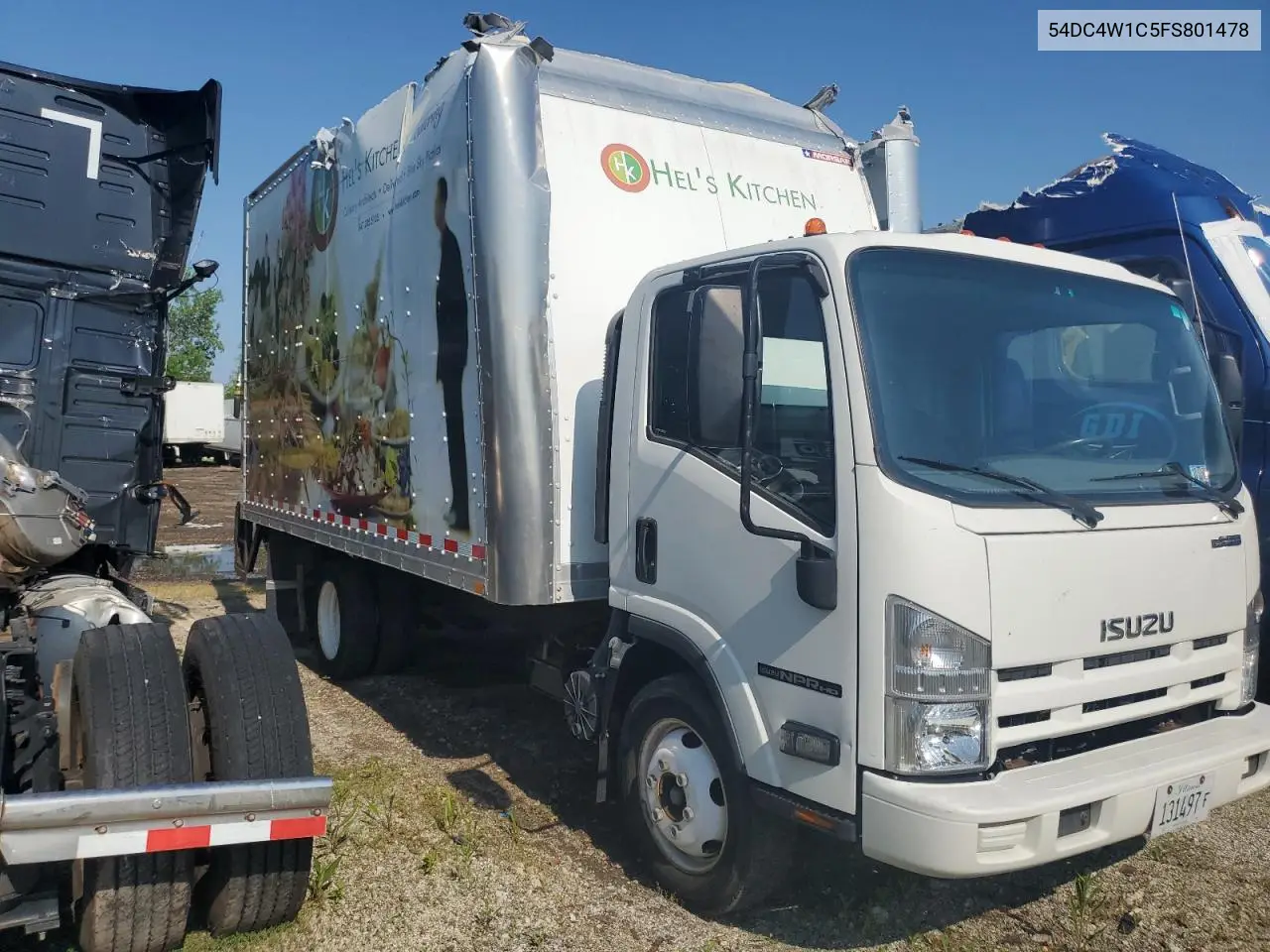 2015 Isuzu Npr Hd VIN: 54DC4W1C5FS801478 Lot: 62491025