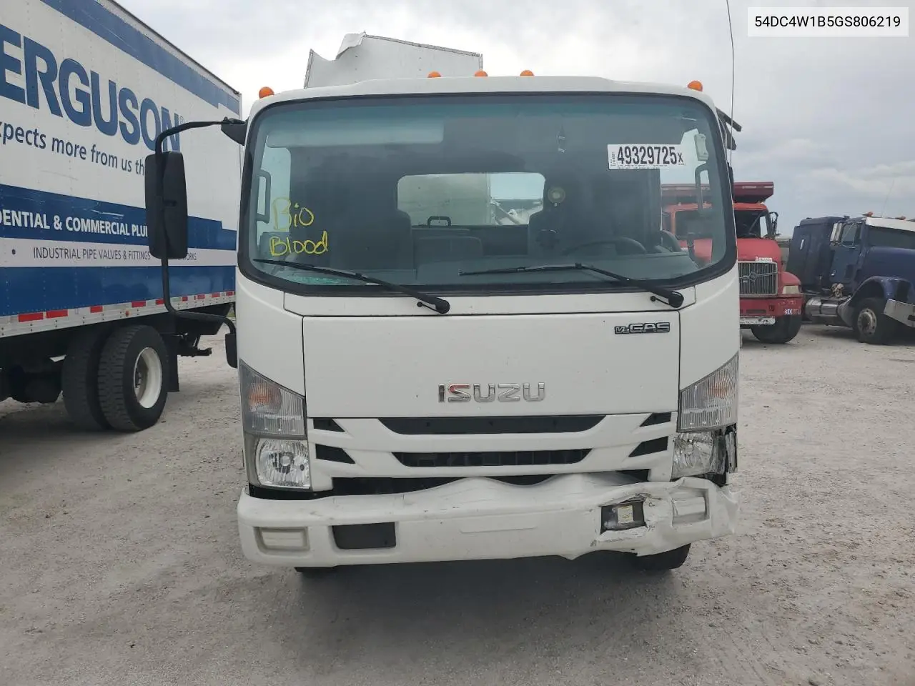 2016 Isuzu Npr Hd VIN: 54DC4W1B5GS806219 Lot: 49329725